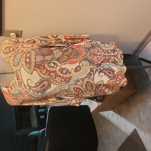 Vibrant Paisley Knit Mini Dress